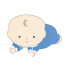 赤ちゃん(男の子) ハイハイ