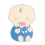 赤ちゃん(男の子) 笑顔