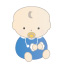 赤ちゃん(男の子) おしゃぶり