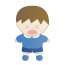 園児(男の子) 泣き顔